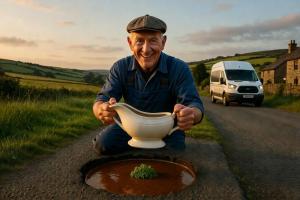 Overnight miracle: Yorkshire inventor fills every pothole in Grimley with ‘Gravy Composite’